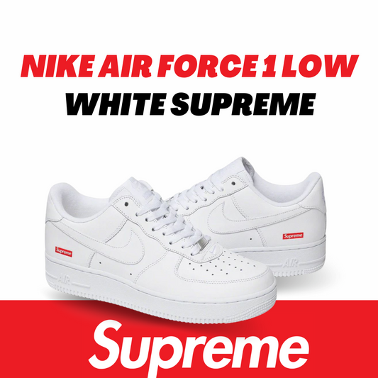 Nike Air Force 1 Low White Supreme